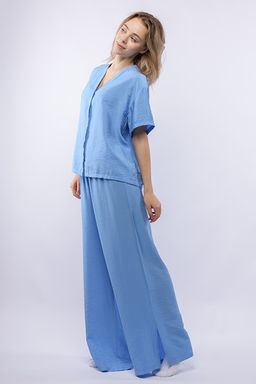 Комплект жен. (блузка и брюки) Benuela голубой Pajamas