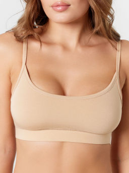 Бюстье женское в бежевом цвете обжаренный миндаль - Mark formelle фото 2