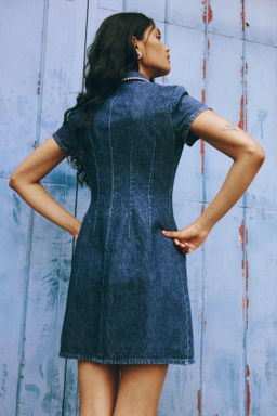Vestido denim con detalles decorativos - H&m фото 4