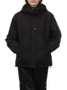 S24-268 BLACK Куртка демисезонная женская (100 гр. холлофайбер) - Fashion фото 3