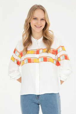 Женская рубашка с длинным рукавом RED