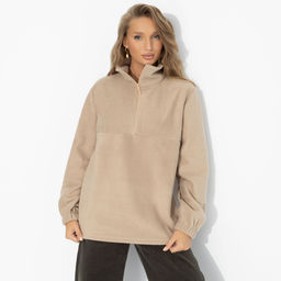 Свитшот флисовый, Игра на опережение (бежевый) - Charutti фото 2