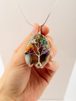 Украшение подвеска на цепочке Дерево №004/1 - Ганг фото 3