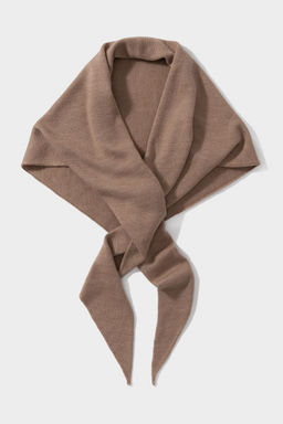 ЕВ 15019/ш/бежевый меланж шарф-косынка жен