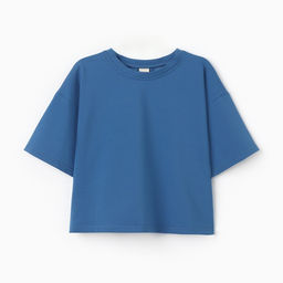 Футболка укороченная женская MINAKU OVERSIZE FIT, электро, размер 44