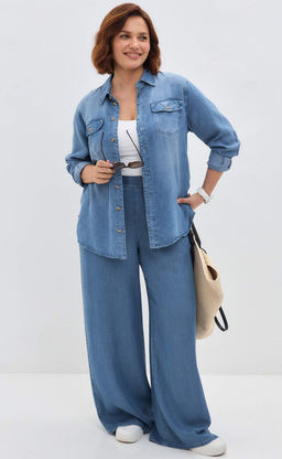 Рубашка Primm P512-1117 синий хлопок фото 3