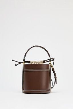DOUBLE HANDLE BUCKET BAG - Zara фото 2