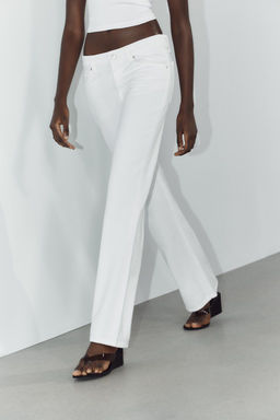 TRF WIDE-LEG LOW-RISE JEANS - Zara фото 7
