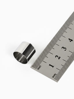 Цена за 2 шт. Концевик-шапочка, СМ-167, набор 5 шт. 11?14 мм, цвет серебро