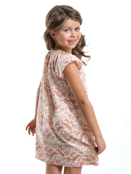 Платье летнее праздничное UD 7898 узоры терракот - Mini maxi фото 2