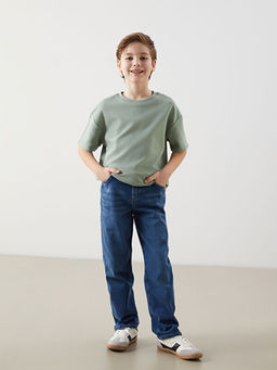 Beli Ayarlanabilir Lastikli Erkek ?ocuk Jean Pantolon