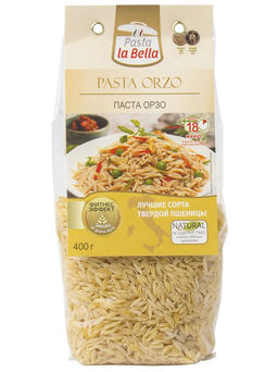Pasta la Bella Макароны Орзо 400гр.