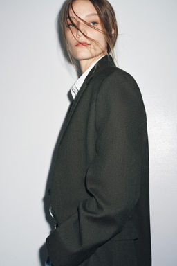 OVERSIZED WOOL BLAZER ZW COLLECTION - Zara фото 5