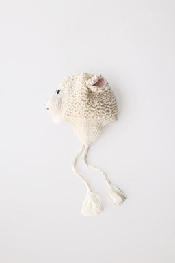 100% WOOL SHEEP HAT LIMITED EDITION - Zara фото 12