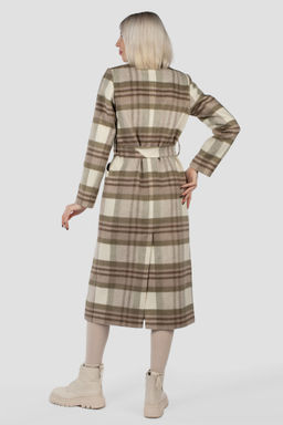 Пальто женское демисезонное (пояс) - El podio фото 5