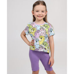 Комплект футболка кулирка , велосипедки кулирка с лайкрой 7946100302