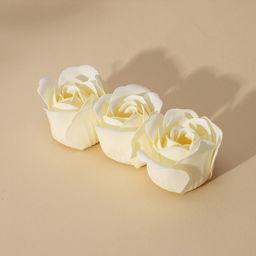 Мыло твердое лепестковое Чудесной весны!, 3 шт, цвет шампань - Чистое счастье фото 4