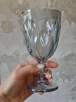 Бокал 250мл д/вина Серебро 8*15,5см Y4-3054 I.K (341556) /DANIKS/  фото 4