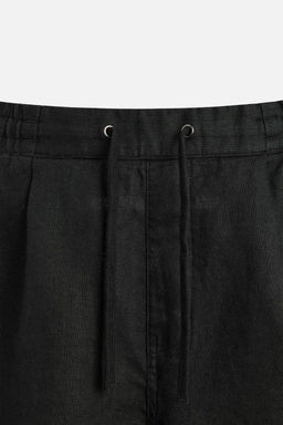 100% LINEN BERMUDA SHORTS - Zara фото 9