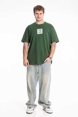 Футболка М125047Пх хаки - Елена фото 2