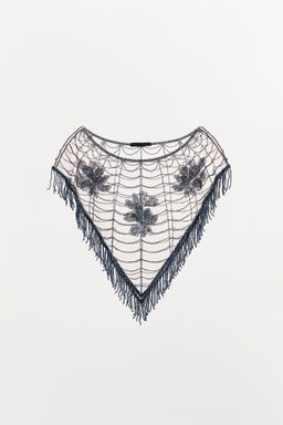 CAPE WITH BEADED EMBROIDERY - Zara фото 2