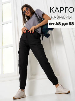 Брюки джоггеры Стоун_270/черный