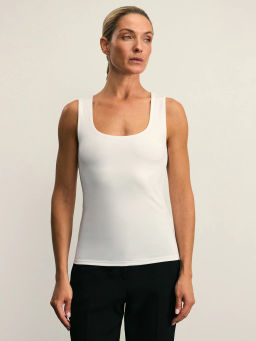 Базовый топ с широкими бретелями / Zarina  фото 4