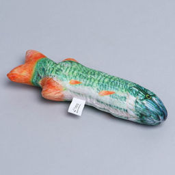 Игрушка для кошек с мятой Щука, 20 х 7,1 см - Пушистое счастье фото 4