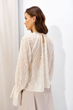 Блуза 4324 (молоко) - Lyushe фото 6