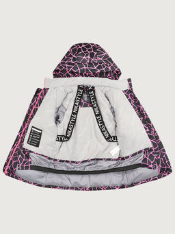 Костюм 7з3025 фуксия/черный