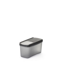 Цена за 2 шт. Емкость для сыпучих продуктов "Лайн" 1л (графитовый) М9002