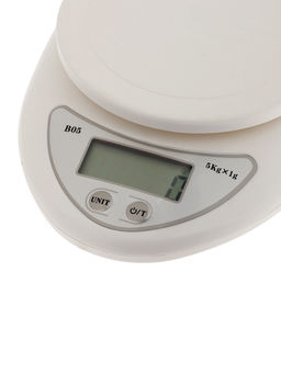 Весы кухонные LVK-706, электронные, с чашей, до 5 кг, белые