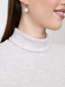 Водолазка кашкорсе с лайкрой с НАЧЕСОМ ,экрю - Binita фото 6