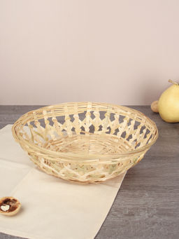 Корзина плетеная 26x8 см / GN295-2 /уп 400/без ручек - Галеонтрейд фото 3