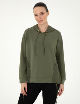 Haki Comfort Fit Modal Kuma_ Sweatshirt