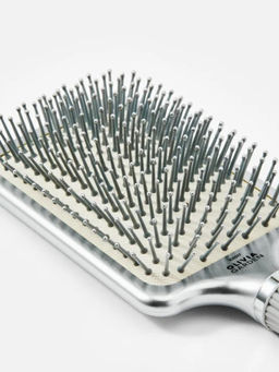 Olivia Garden Массажная щётка для волос / Expert Care Rectangular L, серебристый