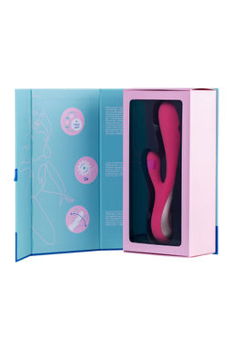 Нереалистичный вибратор Satisfyer Mono Flex, силикон, красный, 20,4 см.