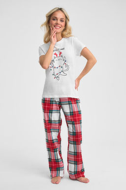 Набор: брюки жен и фуфайка(футболка) Rafa F цветной Pajamas