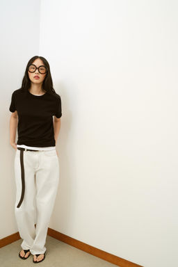 JEANS Z.03 STRAIGHT HIGH-WAIST LONG LENGTH - Zara фото 10