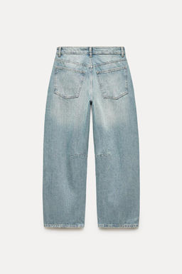 TRF BAGGY BALLOON MID-RISE JEANS - Zara фото 3