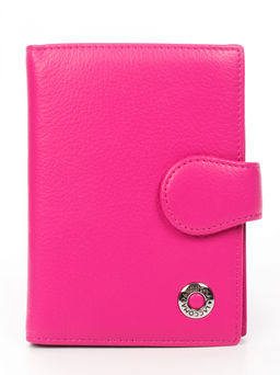 LACCOMA обложка для авто документов LA-3090-фуксия натуральная кожа