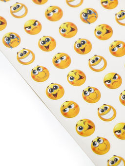 Цена за 3 шт. Наклейки детские оценки «Эмоции», 7×16 см, 10 листов