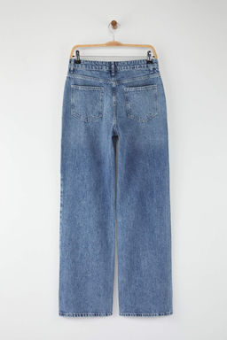 Mavi Cep Detayl? Yuksek Bel Wide Leg Jeans TWOAW26JE00141