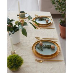 Скатерть Этель Ажур 85х85 см, 100% п/э  фото 3