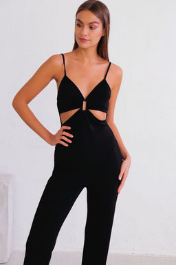 11572 Комбинезон чёрный открытый - Martichelli фото 14