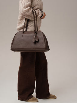 Кожаная сумка Petal DBR 31338 коричневый торф  фото 5