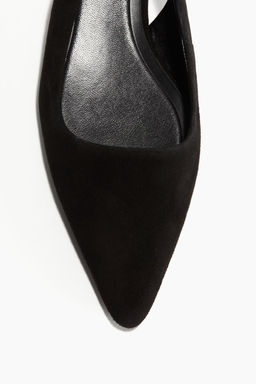 Salones destalonados de ante con puntera fina - H&m фото 3