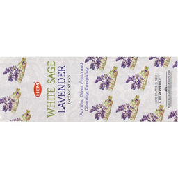 6-гр. благовония White Sage Lavender БЕЛЫЙ ШАЛФЕЙ-ЛАВАНДА блок 6 шт.