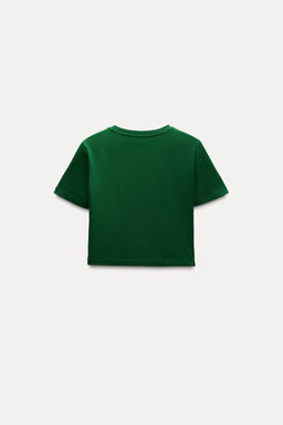 CROPPED STRETCH T-SHIRT - Zara фото 36