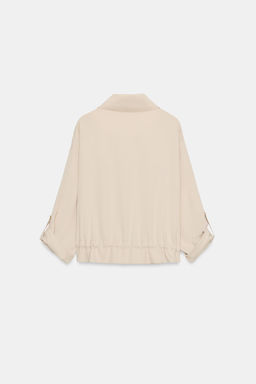 CHAQUETA SAFARI MANGA REMANGADA / Beige - Zara фото 7